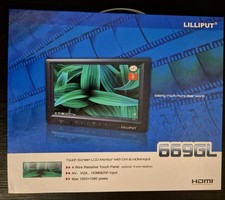 Lilliput 669GL 7-inch HD TFT Monitor 1080P Pixel Resolution, AV HDMI DVI Input