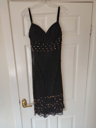 Beaded evening dress - beaded, dress.