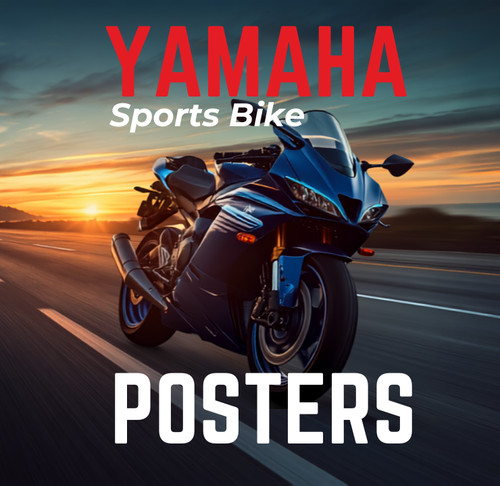 Yamaha motorbike poster - motorbike,