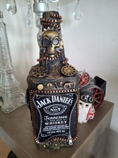 Jack Daniels Bottle Empty 1.5 LTR Skulls motorbike 