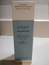 Aromaworks Room Spray Light Spearmint and Lime Room & Linen Mist 100ml
