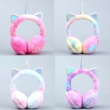 Winter Unicorn Earmuffs Adorable Ear Muffs for Girls Boys Ear Warmer Ear Covers