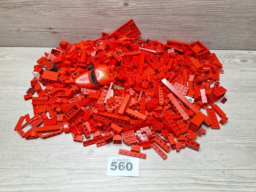 Lego 1000g red bricks - kg-1000g,