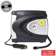 12V In-Car Air Compressor for Cars & Commercial Vehicles with LED Light, New