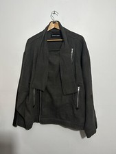 Damir Doma Casual Jacket Grey. Wool, Linen And Cotton. Size XL