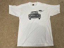 Vintage Fruit Of The Loom T-Shirt Mens Large Graphic Print 1957 Cadillac White