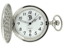 Full Hunter Silver Tone Dated