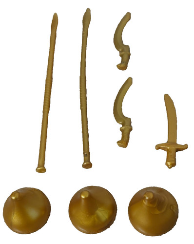 Playmobil lot weapons helmets - lot,