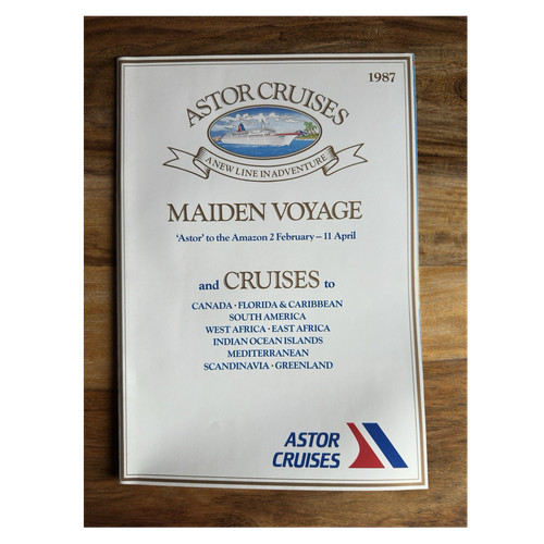 Astor cruises 1987 - astor,