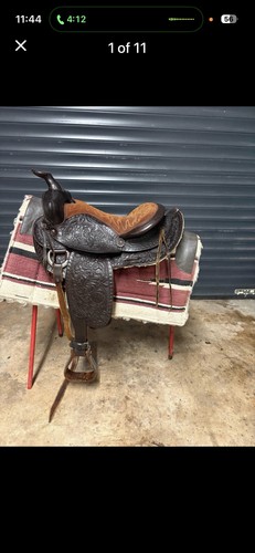 Big horn western saddle - horn,