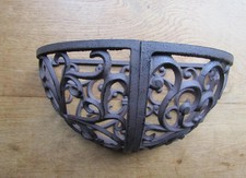 Rustic iron vintage planter - rustic,