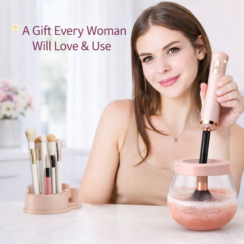 Rechargeable makeup brush - ,
