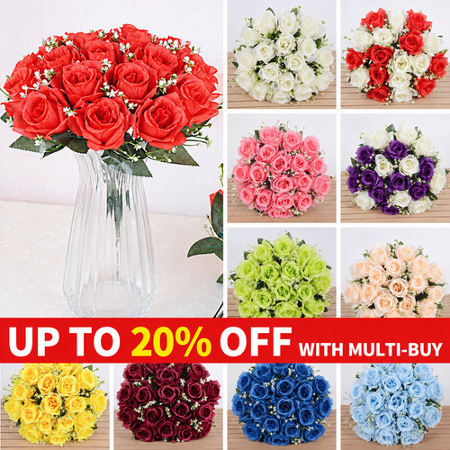 Heads silk rose artificial - silk,