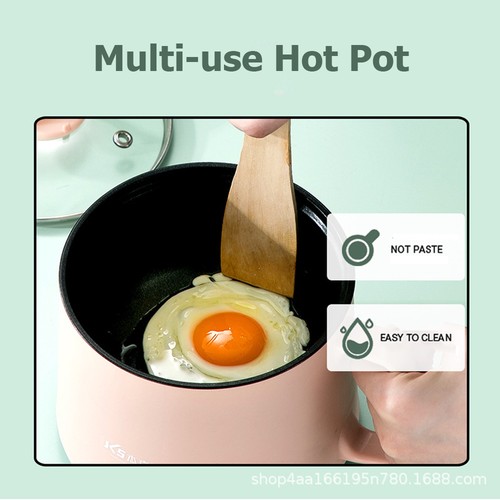 Pink electric hot pot - pink,