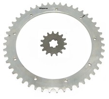 BSA Bantam Front 15 Teeth & Rear 47 Teeth Sprocket Set D1 D3 D5 D7 D10 D14 B175