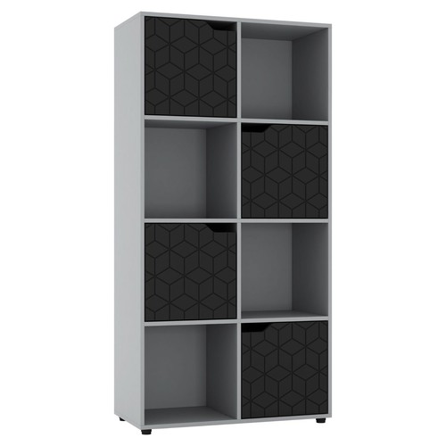 Wooden cube bookcase display - wooden,