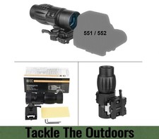 3X Magnifier Rifle Scope Sight Tactical Quick Release Flip To Side 20mm Mounts