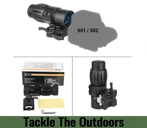 Magnifier rifle scope sight - 3x,