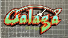 Galaga Logo Sign Stand, 3D