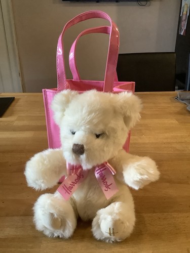 Harrods pink bear - tote, bag