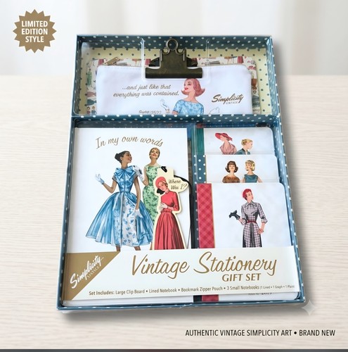 Simplicity vintage stationery - simplicity,