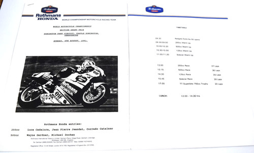 1991 rothmans honda - rothmans, motorcycle