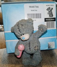 ME TO YOU BEAR FIGURINE MELODY MAKER  BOXED EXTREMELY RARE RETIRED MICROPHONE