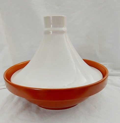White and brown glazed - brown,
