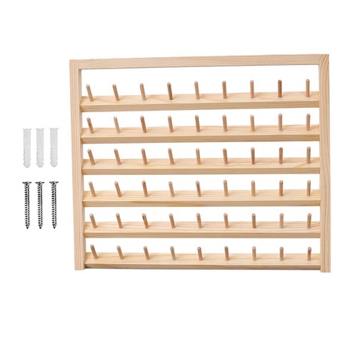 Wall mounted yarn rack - wall, cotton