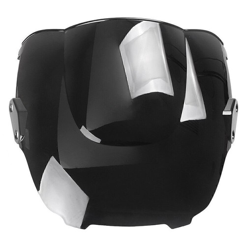 Black front windshield - black,