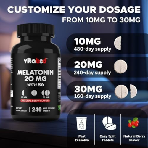 Melatonin 20mg high potency - melatonin,