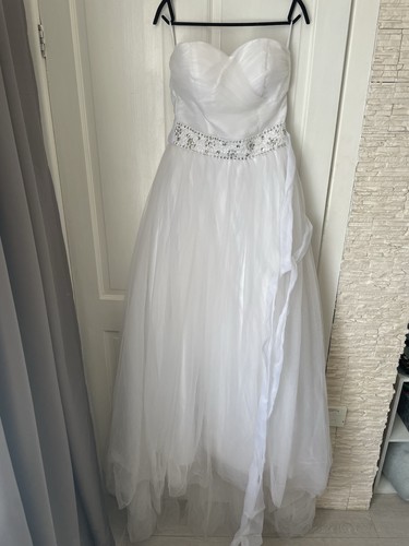 White princess style strapless - white,
