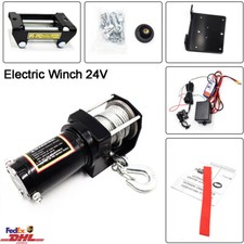 24V 3000LB Electric Winch