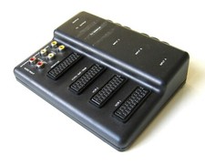 SCART 3-input multi-function switch box - Retro Gaming VHS VCR DVD LaserDisc