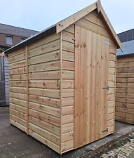 6x4 Tanalised Apex Garden Shed Factory Seconds Hut Fully T&G - FAST DELIVERY