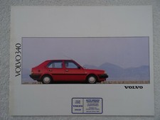 Volvo 340 brochure 1991 - 340. 340GL 1.4, 340GL 1.7. 25 pages.Colours/Trims/Spec