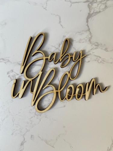 Baby bloom cake charm - baby,