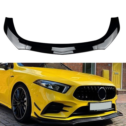 Car front bumper spoiler lip - front,