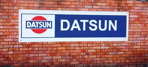 Datsun banner car - datsun, garage