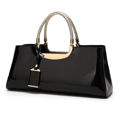 Patent leather structured - patent,