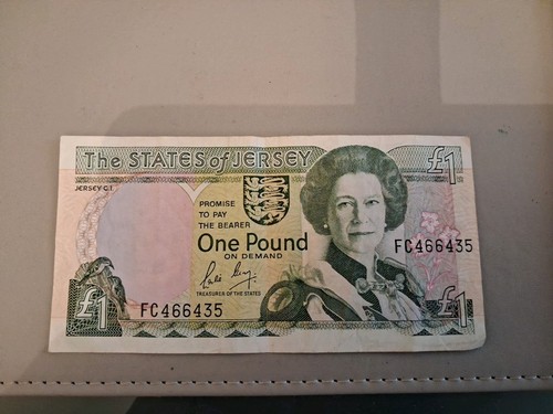 Jersey pound note and - jersey,