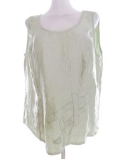 ✨ JORLI Womens Bluzka Błyszcząca Miętowy Bezrękawnik Wiskoza 20/22 (48) ✨