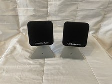 Cambridge Audio Minx Min 10 Black Speakers (Pair) Complete With Desktop Stands