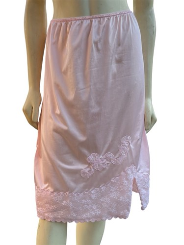 Vintage vincent half slip pink - half,