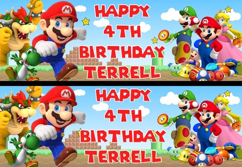 Personalised super mario photo - super,