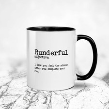 Runderful Ceramic Mug - Funny Running Mug - Mugs For Runners