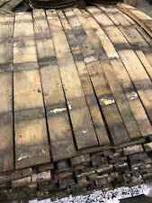 5x SOLID OAK WHISKY / WHISKEY BARREL STAVES BOURBON SCOTCH - Authentic Rustic.