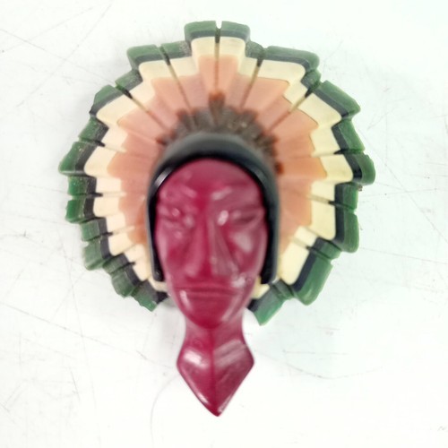 Vintage brooch pin - vintage, native