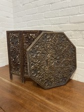 19thc anglo indian carved side - 19thc,
