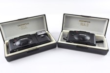 Compact Point & Shoot Film Cameras Inc Olympus XA2 & XA w/ A11 Flash Working x 2